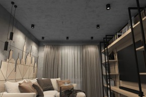 DK3090-BK+CH Светильник накладной IP 20, 10 Вт, GU5.3, LED, черный/хром, пластик в Асбесте - asbest.ok-mebel.com | фото 2