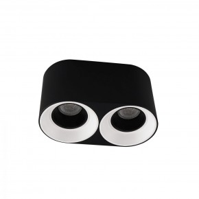 DK3096-BW+BK Светильник накладной IP 20, 10 Вт, GU5.3, LED, черно-белый/черный, пластик в Асбесте - asbest.ok-mebel.com | фото