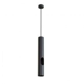 DK4045-BK Подвесной светильник, с декоративным вырезом, IP 20, до 15 Вт, LED, GU10, черный, алюминий в Асбесте - asbest.ok-mebel.com | фото