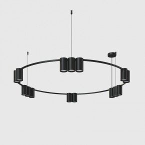 DK4067-BK Подвесной светильник ORBIT, IP20, 15xGU10 LED до 15 Вт, черный матовый, алюминий в Асбесте - asbest.ok-mebel.com | фото 2
