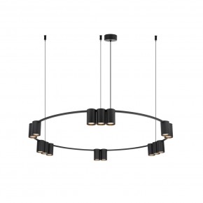 DK4067-BK Подвесной светильник ORBIT, IP20, 15xGU10 LED до 15 Вт, черный матовый, алюминий в Асбесте - asbest.ok-mebel.com | фото 3