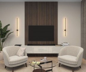 DK5014-BK Бра 1000 мм, 3000К, IP20, 12 Вт, черный, алюминий в Асбесте - asbest.ok-mebel.com | фото 5