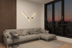DK5014-BK Бра 1000 мм, 3000К, IP20, 12 Вт, черный, алюминий в Асбесте - asbest.ok-mebel.com | фото 7