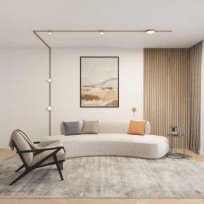 DK5072-SB Бра SHINE WALL со светодиодом, D104*H68, IP20, 3000К, 3W, RA?90, сатинированная латунь, алюминий в Асбесте - asbest.ok-mebel.com | фото 5