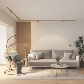 DK5072-SB Бра SHINE WALL со светодиодом, D104*H68, IP20, 3000К, 3W, RA?90, сатинированная латунь, алюминий в Асбесте - asbest.ok-mebel.com | фото 8
