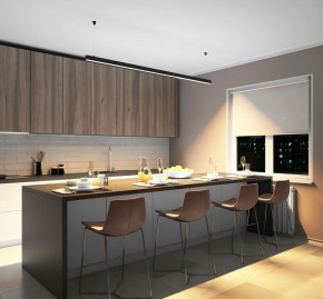 DK9203-BK Линейный светильник 52W 2000mm 3000K, черный в Асбесте - asbest.ok-mebel.com | фото 5