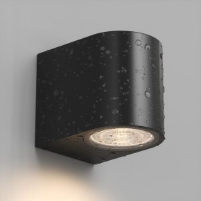 DK9790-BK Настенный уличный светильник NARVIK, IP44, GU10 LED, до 15 Вт, черный, алюминий в Асбесте - asbest.ok-mebel.com | фото 3