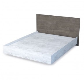 Эго Кровать 1,6 арт.031-М1, б/матр., (бетон светлый/камень темный) в Асбесте - asbest.ok-mebel.com | фото