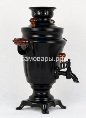 Электрический самовар "Черный Русский" матовый тюльпан на 1,5 литра. Ограниченная серия. в Асбесте - asbest.ok-mebel.com | фото 3