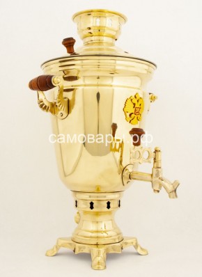 Электрический самовар "Конус с гербом" на 4 литра в Асбесте - asbest.ok-mebel.com | фото 3