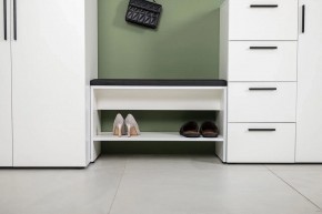 ЭЙР прихожая (модульная) Белый Шагрень в Асбесте - asbest.ok-mebel.com | фото 23