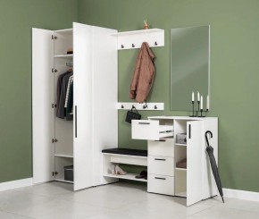 ЭЙР прихожая (модульная) Белый Шагрень в Асбесте - asbest.ok-mebel.com | фото 27