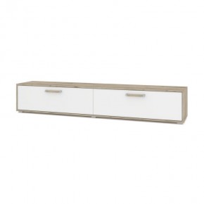 ФЛОРИДА Ф32 Тумба ТВ (дуб серый/белый) в Асбесте - asbest.ok-mebel.com | фото