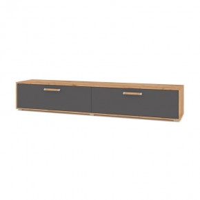 ФЛОРИДА Ф32 Тумба ТВ (дуб золотой/графит) в Асбесте - asbest.ok-mebel.com | фото
