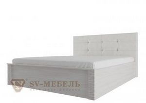 Кровать 1600 двойная (универсальная) с мягким изголовьем Гамма 20 в Асбесте - asbest.ok-mebel.com | фото 1