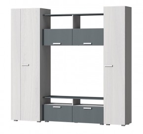 Гостиная Эмми (Анкор светлый/Графит) в Асбесте - asbest.ok-mebel.com | фото 2