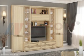 Гостиная Карина Композиция 19 (Ясень Асахи) в Асбесте - asbest.ok-mebel.com | фото 1