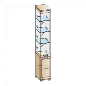 Гостиная Мелисса Композиция 12 (Акация Молдау) в Асбесте - asbest.ok-mebel.com | фото 7