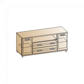 Гостиная Мелисса Композиция 4 (Ясень Асахи) в Асбесте - asbest.ok-mebel.com | фото 4