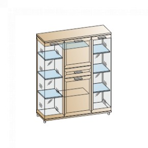 Гостиная Мелисса Композиция 6 (Снежный Ясень) в Асбесте - asbest.ok-mebel.com | фото 2