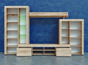 Гостиная МИРАЖ-1 (Дуб баррик) в Асбесте - asbest.ok-mebel.com | фото 2