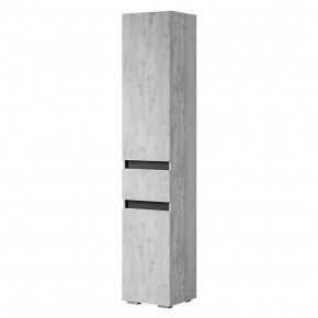 Гостиная Мрия (модульная) Бетон пайн светлый/Графит в Асбесте - asbest.ok-mebel.com | фото 4