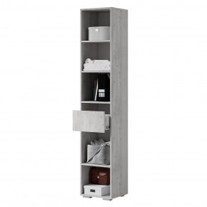 Гостиная Мрия (модульная) Бетон пайн светлый/Графит в Асбесте - asbest.ok-mebel.com | фото 5