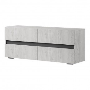 Гостиная Мрия (модульная) Бетон пайн светлый/Графит в Асбесте - asbest.ok-mebel.com | фото 7