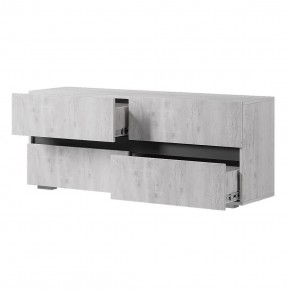 Гостиная Мрия (модульная) Бетон пайн светлый/Графит в Асбесте - asbest.ok-mebel.com | фото 8