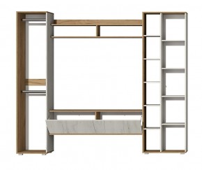 Гостиная Сальма (Дуб Крафт Золотой/Дуб Крафт Белый) в Асбесте - asbest.ok-mebel.com | фото 3