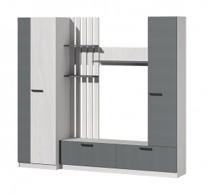 Гостиная Юджи (Анкор светлый/Графит) в Асбесте - asbest.ok-mebel.com | фото 2