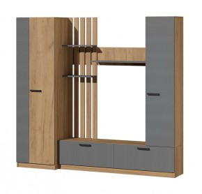 Гостиная Юджи (Дуб Крафт золотой/Графит) в Асбесте - asbest.ok-mebel.com | фото 2