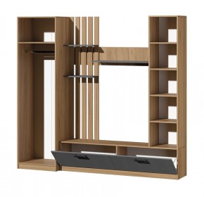 Гостиная Юджи (Дуб Крафт золотой/Графит) в Асбесте - asbest.ok-mebel.com | фото 3