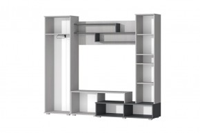 Гостиная Юна (Анкор светлый/Графит) в Асбесте - asbest.ok-mebel.com | фото 2