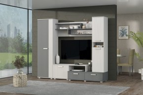 Гостиная Юна (Анкор светлый/Графит) в Асбесте - asbest.ok-mebel.com | фото 3