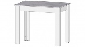 КАЙ Стол (цемент светлый/белый) в Асбесте - asbest.ok-mebel.com | фото