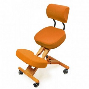 Коленный стул со спинкой Smartstool KW02В + Чехлы в Асбесте - asbest.ok-mebel.com | фото 4