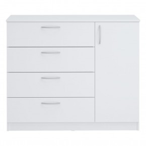Комод 1200 Париж (Белый тиснение) в Асбесте - asbest.ok-mebel.com | фото 2