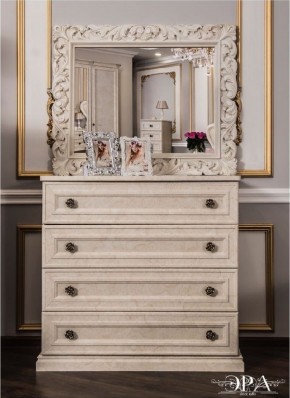 Комод 4 ящика Афина (крем корень) Без зеркала в Асбесте - asbest.ok-mebel.com | фото 3