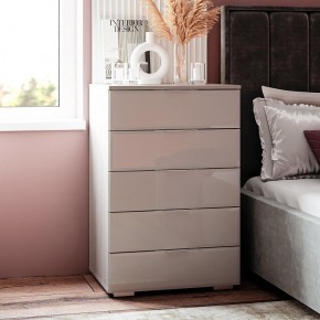 Комод Алекса (ясень белый/белый) в Асбесте - asbest.ok-mebel.com | фото 3