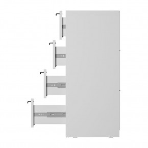 Комод Айрон КМ-02 (белый) в Асбесте - asbest.ok-mebel.com | фото 7