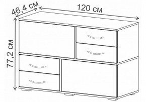 Комод Дамар в Асбесте - asbest.ok-mebel.com | фото 4