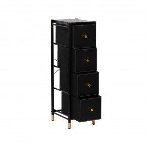 Комод Leset Нирита/Хайди узкий 4 ящика в Асбесте - asbest.ok-mebel.com | фото 3