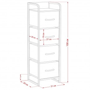 Комод Leset Ноа 4 ящика в Асбесте - asbest.ok-mebel.com | фото 9