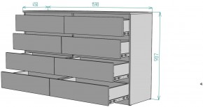 Комод Мальта K113 в Асбесте - asbest.ok-mebel.com | фото 2