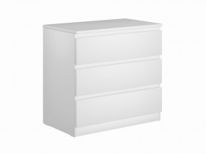 Комод МАЛЬТА с тремя выдвижными ящиками, цвет белый в Асбесте - asbest.ok-mebel.com | фото