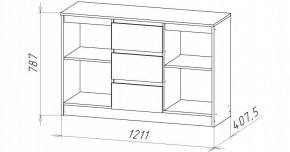 НИЦЦА-5 Комод (НЦ.05) в Асбесте - asbest.ok-mebel.com | фото 2