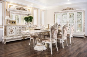 Комод с Зеркалом Алсу (белый глянец) в Асбесте - asbest.ok-mebel.com | фото 4
