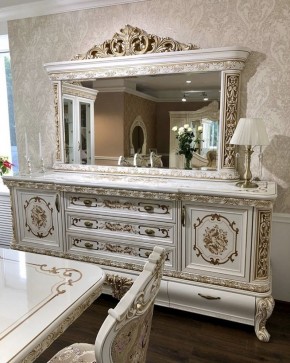Комод с Зеркалом Алсу (белый глянец) в Асбесте - asbest.ok-mebel.com | фото 6