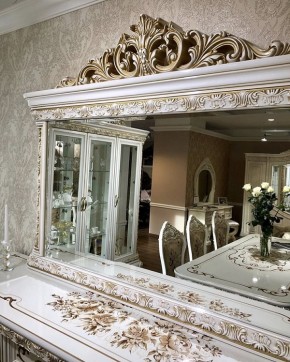 Комод с Зеркалом Алсу (белый глянец) в Асбесте - asbest.ok-mebel.com | фото 8